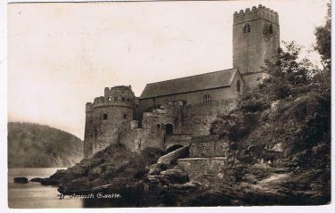 United Kingdom UK Postcard RPPC Dartmouth Castle 1926