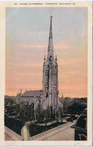 Postcard St James Cathedral Toronto Ontario