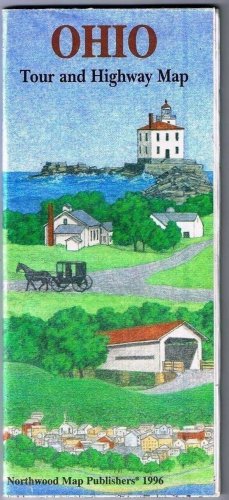 Ohio Road Map 1995 State Travel Map Advertisements