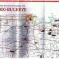 Ohio Road Map 1995 State Travel Map Advertisements