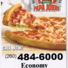Hotel Key Card Economy Inn Papa John's Pizza