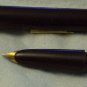 Fountain Pen West End w/Sac Lever Fill Deep Burgundy Gold