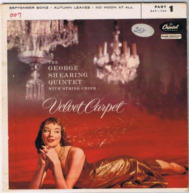 George Shearing Quintet September Song 45 rpm Autumn Leaves No Moon At All