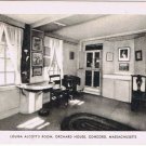 Concord Massachusetts Postcard Little women Louisa Alcott's Room Orchard House