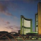 Postcard The New City Hall Illuminated Nathan Phillips Square Toronto Ontario