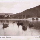 United Kingdom UK Scotland Postcard RPPC Inveraray Castle & Bridge Boats 1907