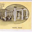Massachusetts Postcard Boston Oyster House Mural Room Undivided Back