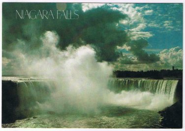 Ontario Postcard Niagara Falls Horseshoe Falls Mist Larger Card