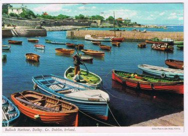 Ireland Postcard Bulloch Harbour Dalkey County Dublin