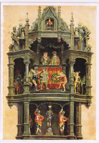 Germany Postcard Munich Bruckmanns Bildkarte Glockenspeil Schafflertanz