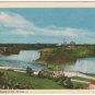 Postcard General View Niagara Falls American & Canadian