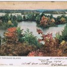 Postcard Among The Thousand Islands St Lawrence River 1905 Warwick Rutter