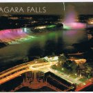 Ontario Postcard Niagara Falls Horseshoe Falls Night Larger Card