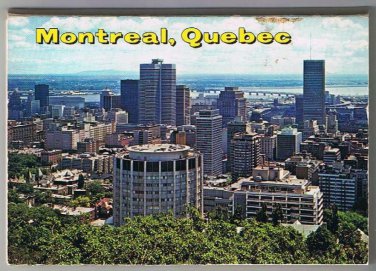 Quebec Postcard Photo Folder Montreal 16 Views