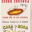 Matchbook Cover Casa Rosa Foody's Pancake House Santa Rosa California