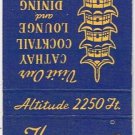 Matchbook Cover Springfield College Fiftieth Anniversary 1925