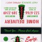 Matchbook Cover Pagoda Restaurant Downtown & Mountain Hamilton Ontario