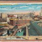 Washington Postcard Fold Out Seattle Industrial & Business Grand Trunk Dock 1924