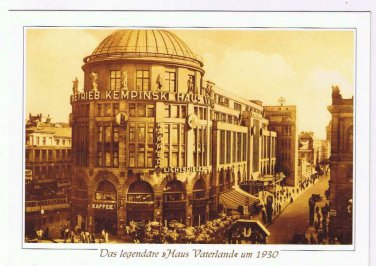 Germany Postcard Berlin Der Kempinski Betrieb Haus Vaterland Potsdamer Platz