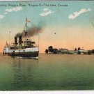 Ontario Postcard Niagara On The Lake Steamer Entering Niagara River