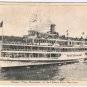 New York Postcard Steamer Hudson River Day Line Peter Stuyvesant 1932