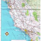 Hertz Rent A Car California Map 1986