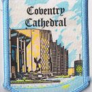 England Patch Badge Coventry Cathedral Handpainted Felt Backing 2.5" x 3"