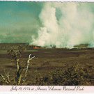 Postcard July 19 1974 At Hawaii Volcanoes National Park Kilauea Crater