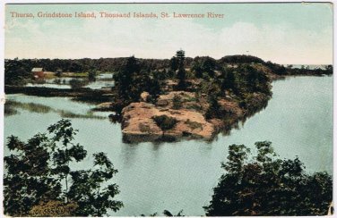 Postcard Thurso Grindstone Island Thousand Islands St Lawrence River