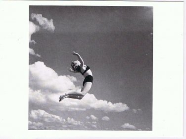 Art Postcard Denise Bellon High Jump Terrace Of The Trocadero