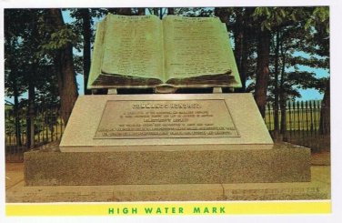 Pennsylvania Postcard Gettysburg High Water Mark Pickett's Commands