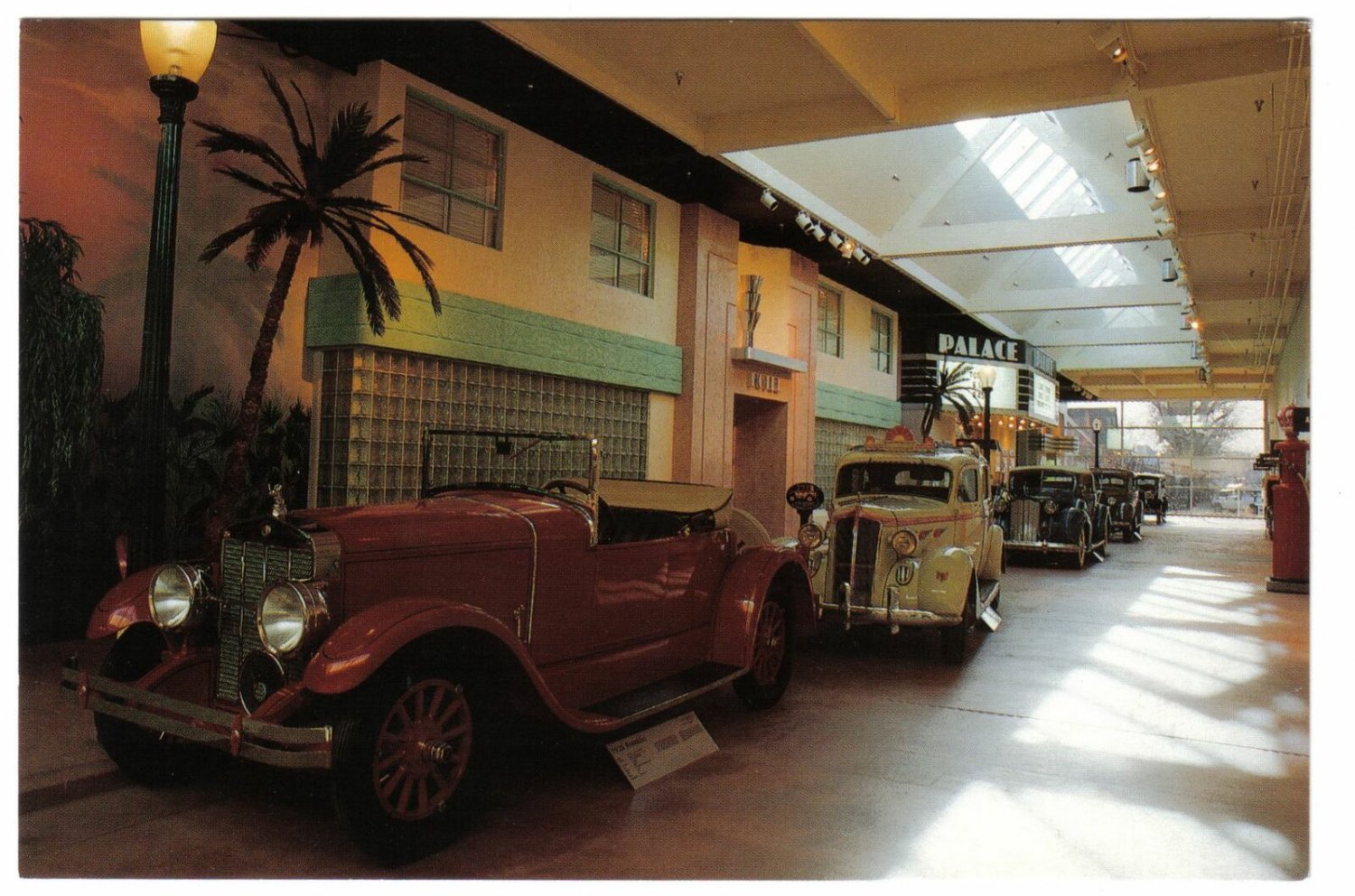 Nevada Postcard Reno National Automobile Museum William Harrah Foundation