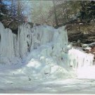 Pennsylvania Postcard Harrison Wright Falls Winter Ricketts Glen State Park