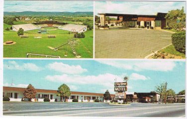Pennsylvania Postcard Williamsport City View Motel Little League National Park