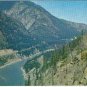 British Columbia BC Postcard Fraser Canyon Two Transcontinental Railway Tracks