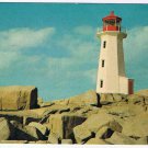 Nova Scotia Postcard Peggy's Cove Lighthouse Built 1868