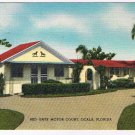 Florida Postcard Ocala Red Gate Motor Court