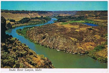 Idaho Postcard Twin Falls Snake River Canyon