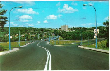 Quebec Postcard Sherbrooke Pont Montreal Terrill Bridge