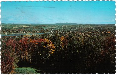 Quebec Postcard Sherbrooke La Reine des Cantons de l"Est Mont Bellevue