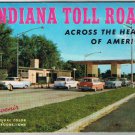 Indiana Postcard Booklet Indiana Toll Road Across Heart Of America 1957