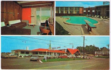 New York Postcard Watertown Howard Johnson's Motor Lodge