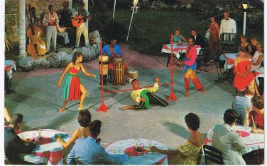 Bermuda Postcard Authentic Bermuda Limbo Dancers