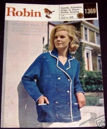 Robin Lady's Blazer Pattern No 1369
