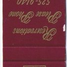 Matchbook Cover McMaster University Faculty Club Hamilton Ontario