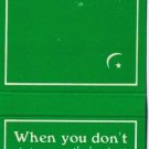 Matchbook Cover People Greeters When You Don't Get Enough Loving Eyes Go Funny