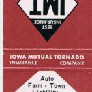Matchbook Cover IMT Insurance Des Moines Iowa