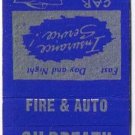 Matchbook Cover Gilbreath Insurance Waco Texas