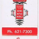 Matchbook Cover Tien Sun Inn Cambridge Ontario