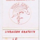 Matchbook Cover Le RegaL Chinois Matane Qiebec White